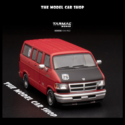 [Tarmac Works] Dodge Van - Red