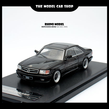 [Rhino Model] AMG 560 SEC W126 - Black