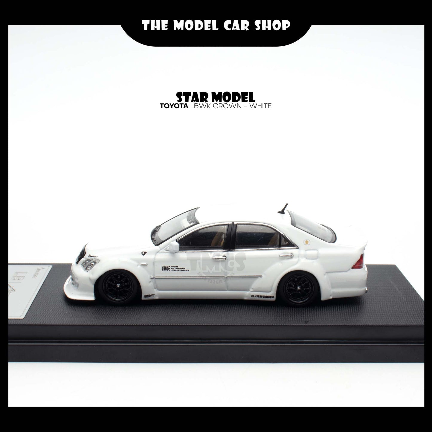 [Star Model] Toyota LBWK Crown - White