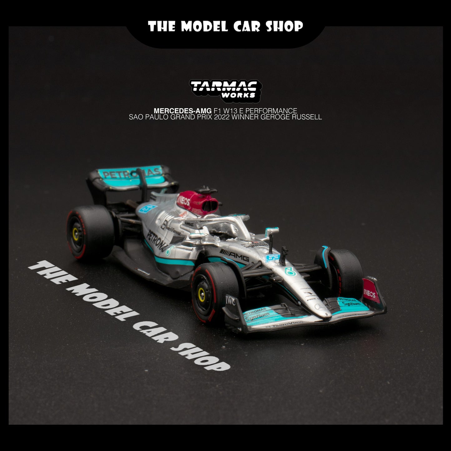 [Tarmac Works] Mercedes-AMG F1 W13 E Performance Sao Paulo Grand Prix Grand 2022 Winner George Russel