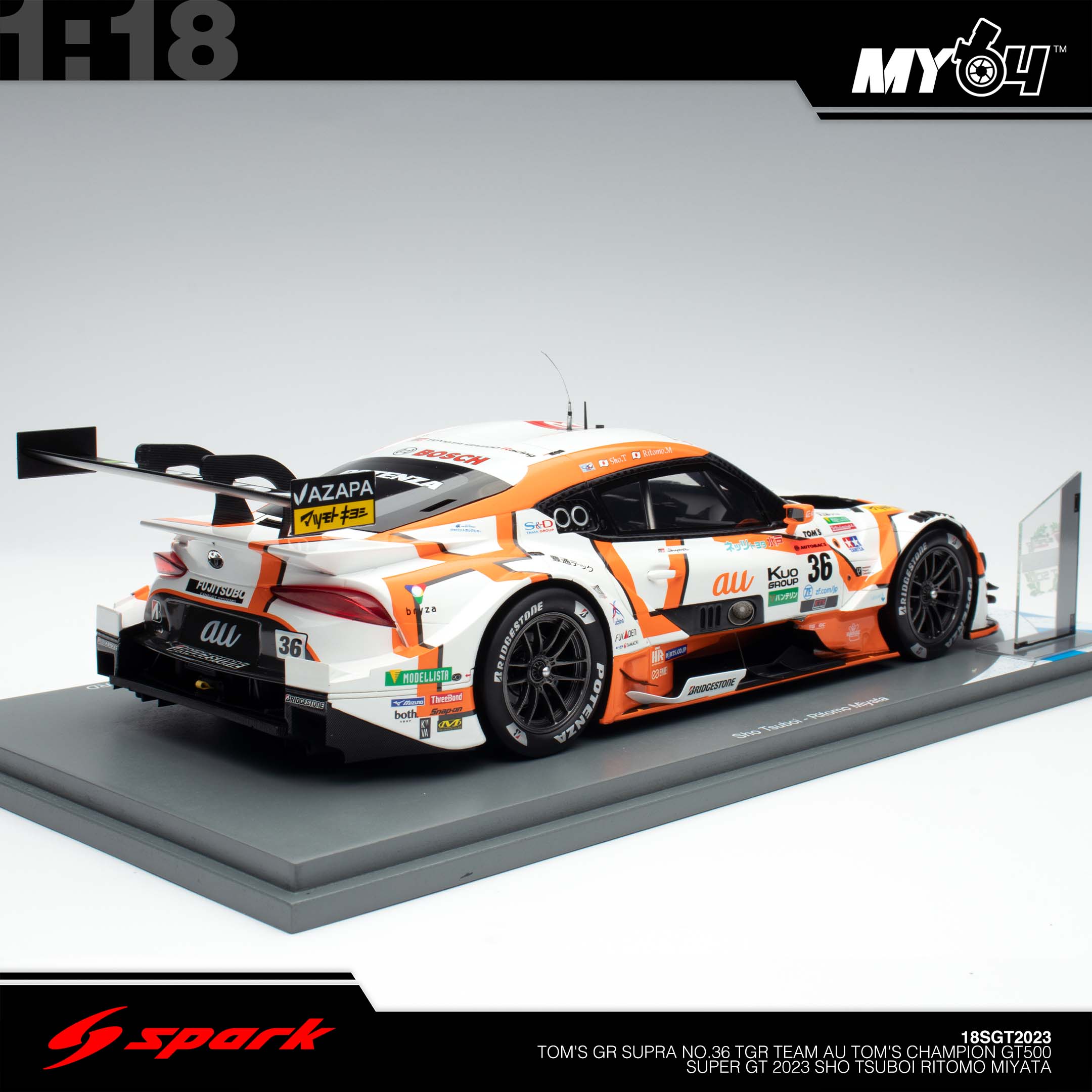 Sparky] TOM'S GR Supra No.36 TGR TEAM au TOM'S Champion GT500