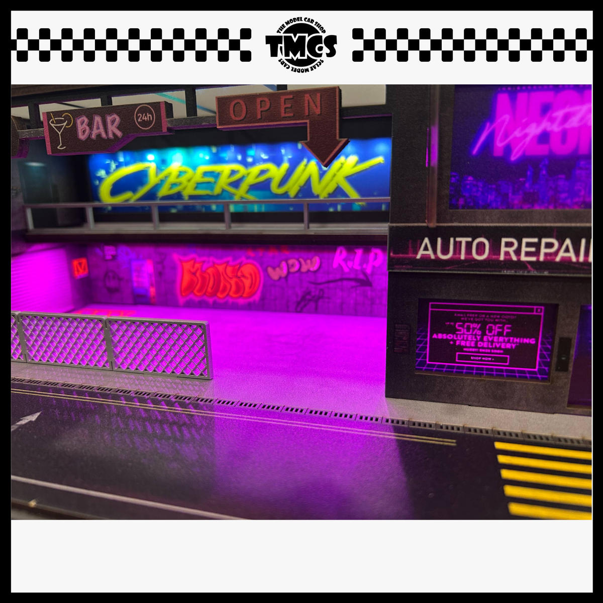 [SCJ] 1:64 Diorama (82062) Punk Parking Lot