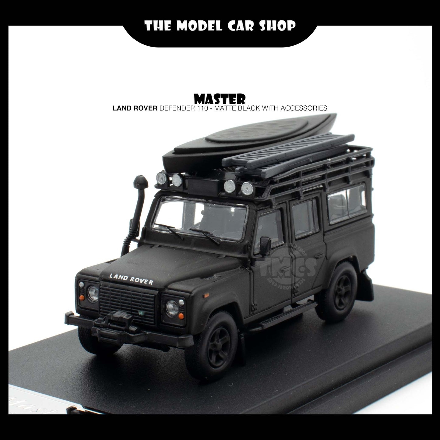 [Master] Land Rover Defender 110 - Matte Black with Accessories