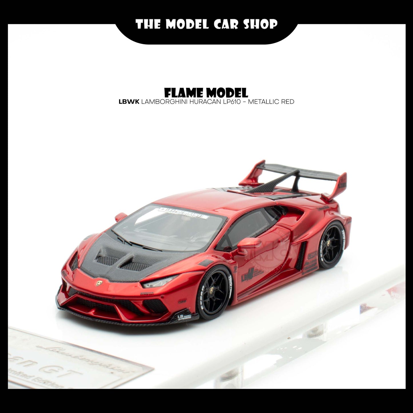 [Flame Model] LBWK Lamborghini Huracan LP610 - Metallic Red