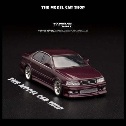 [Tarmac Works] Vertex Toyota Chaser JZX100 - Purple Metallic