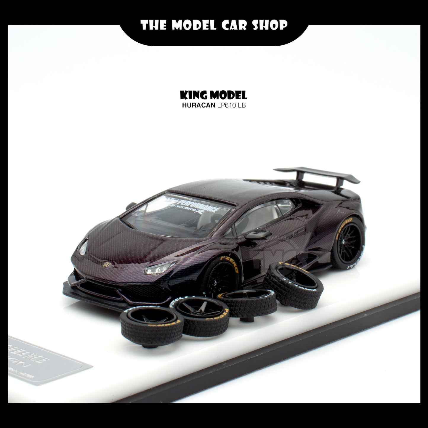 [King Model] Huracan LP610 LB - Purple Carbon (UNSEAL ITEM)