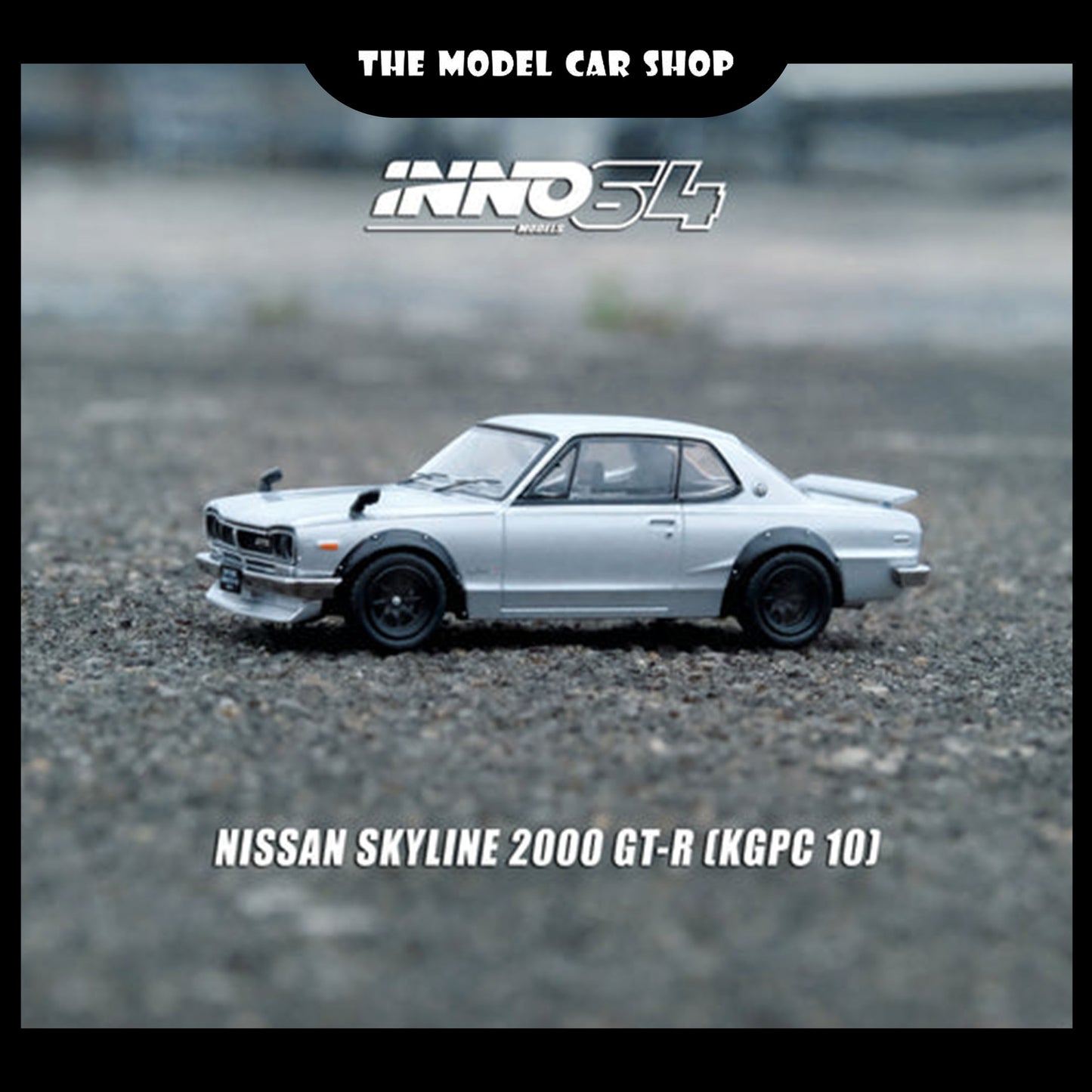 [INNO64] Nissan Skyline 2000 GT-R (KPGC10) - Silver