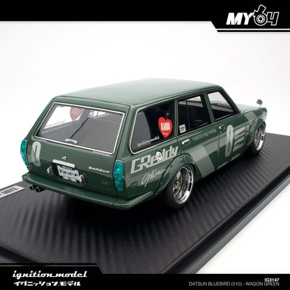 [Ignition Model] Datsun Bluebird (510) Wagon Green