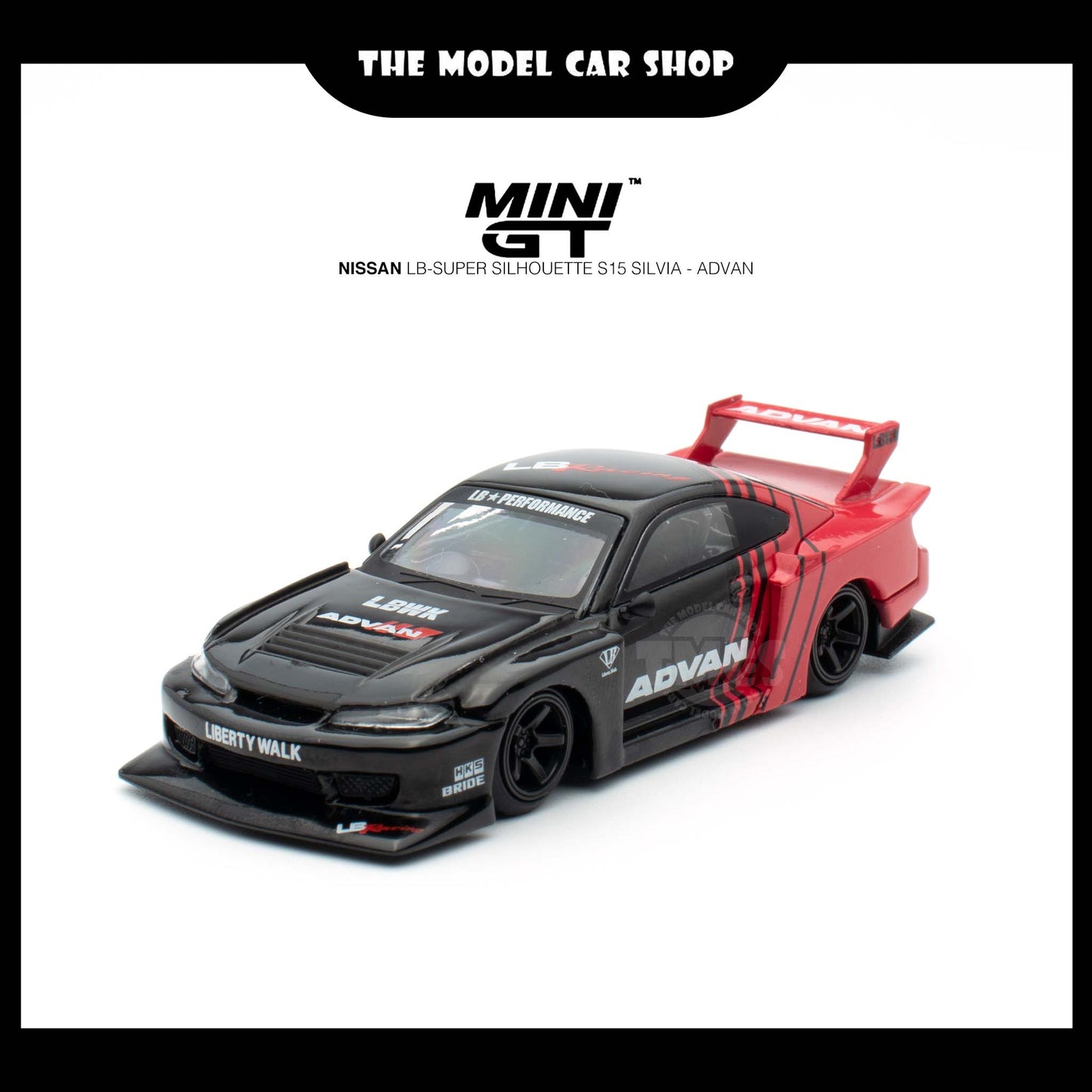 [MINI GT] Nissan LB-Super Silhouette S15 SILVIA  - Advan