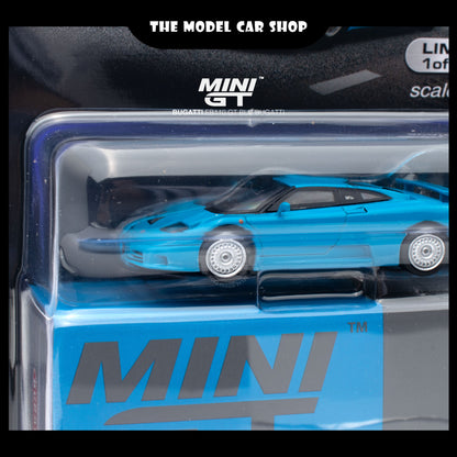 [MINI GT] Bugatti EB110 GT Blu Bugatti (Mijo Exclusive)