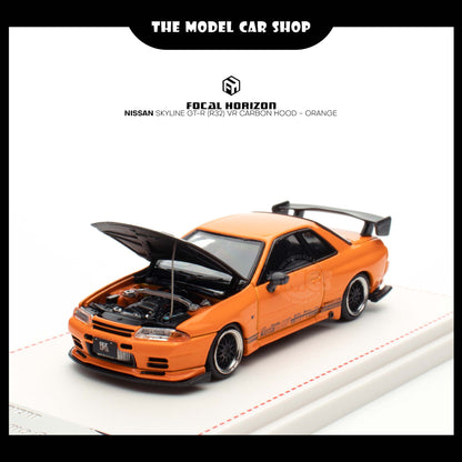 [Focal Horizon] Nissan Skyline GT-R (R32) VR Carbon Hood - Orange