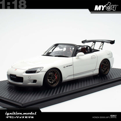 [Ignition Model 1:18 Honda S2000 (AP1) - White