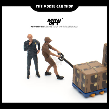 [MINI GT] Figure UPS Driver and Workers (UNSEAL ITEM)