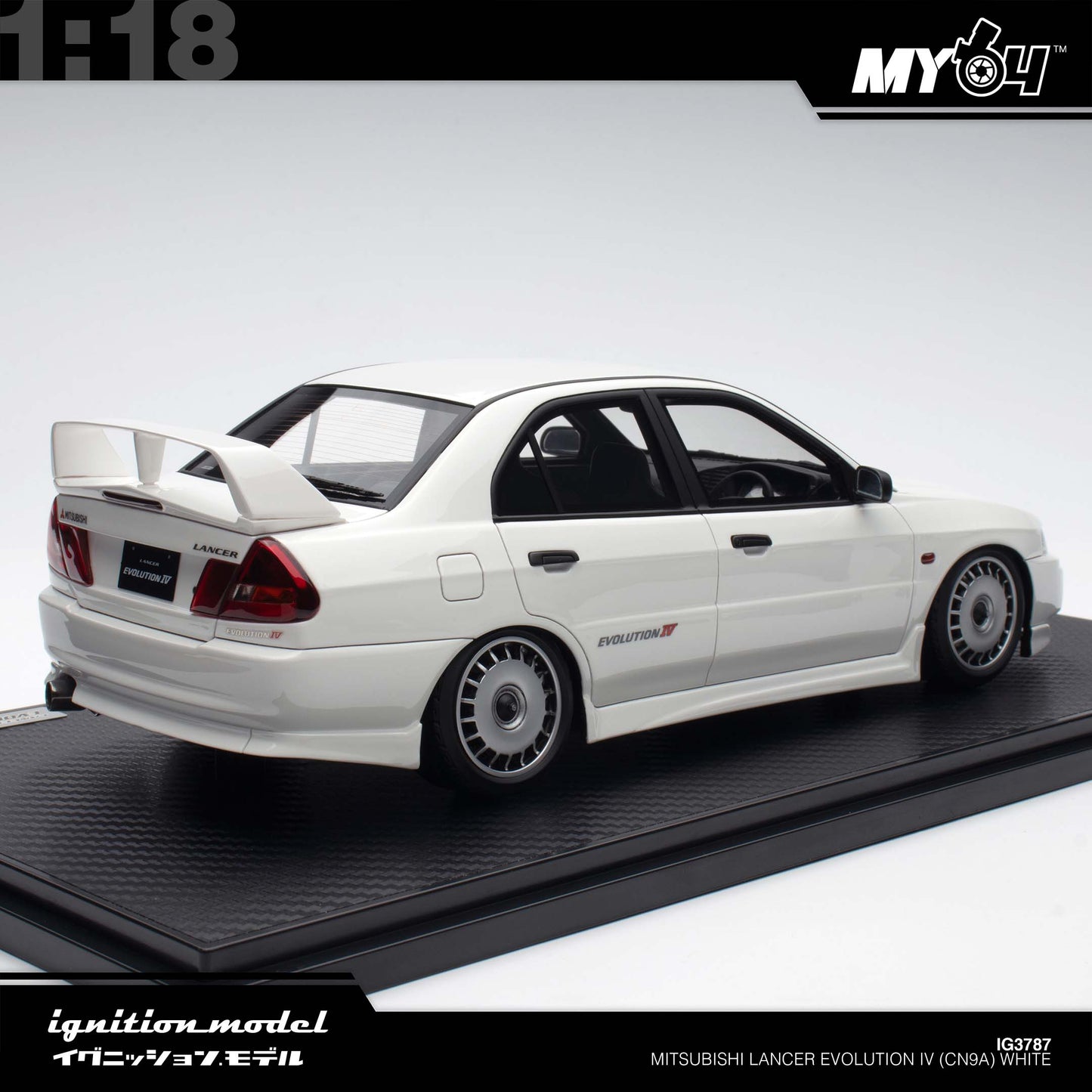 [Ignition Model] 1:18 Mitsubishi Lancer Evolution IV (CN9A) - White