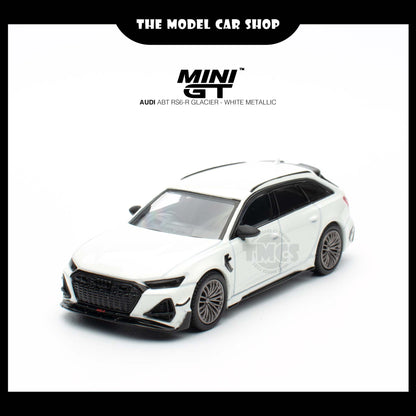 [MINI GT] Audi ABT RS6-R Glacier - White Metallic