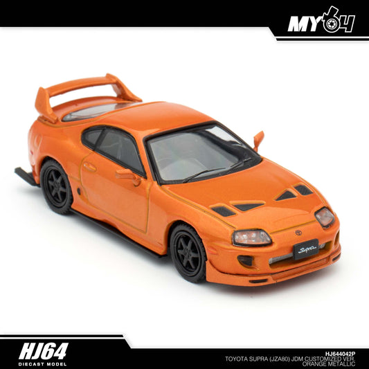 [Hobby Japan] Toyota SUPRA (JZA80) JDM CUSTOMIZED VERSION - Orange Metallic (Customized Colour)