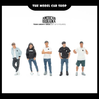 [American Diorama] Team Liberty Walk (Set of 5 figures)