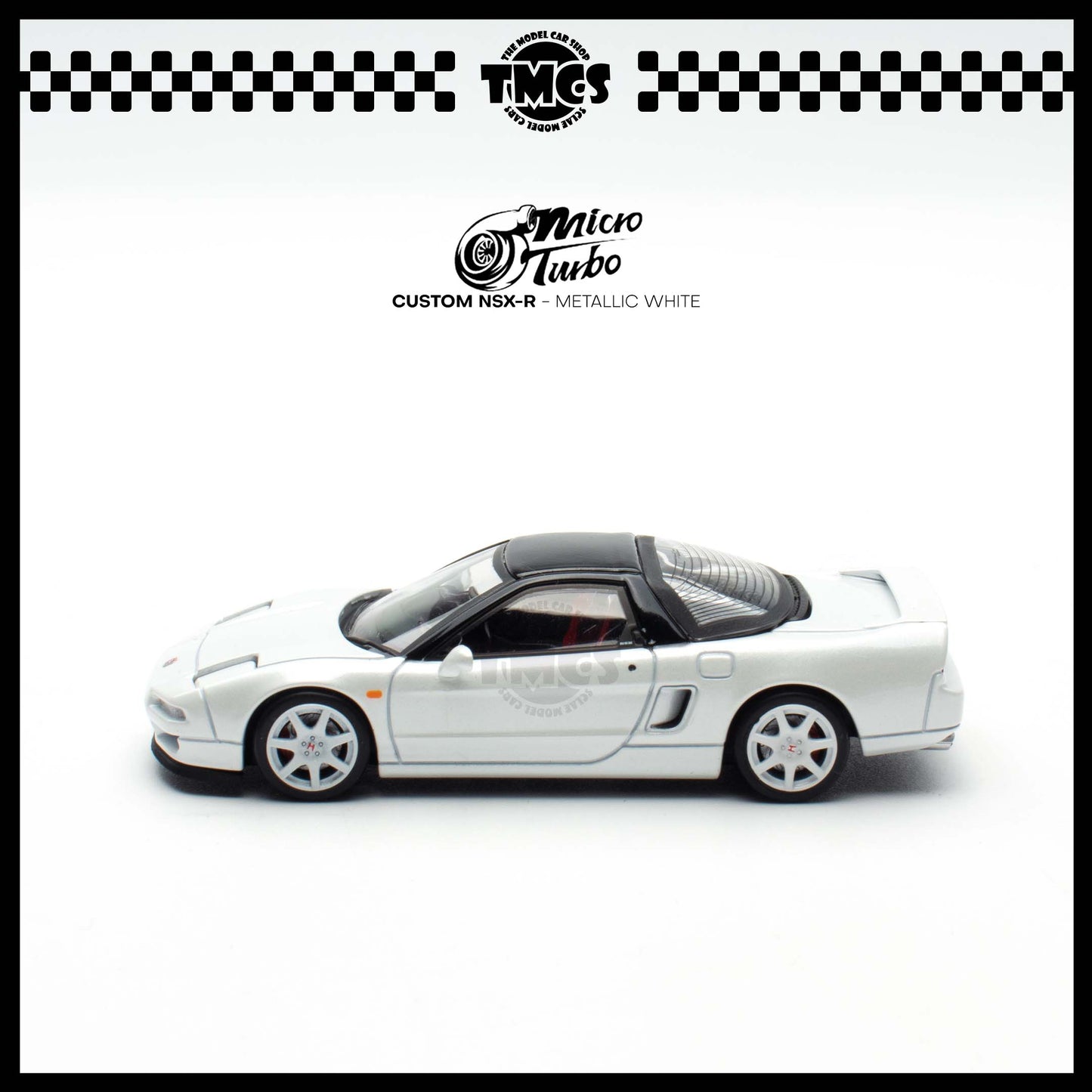 [Micro Turbo] Custom NSX-R - Metallic White