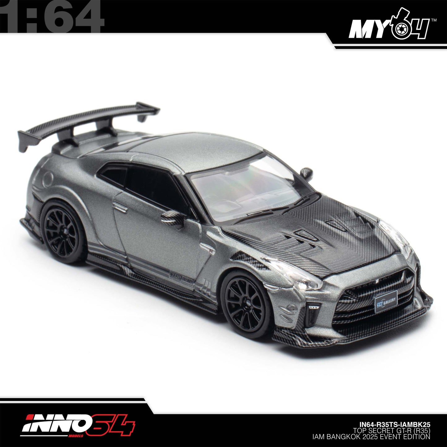 [INNO64] 1:64 Top Secret GT-R (R35) IAM Bangkok 2025 Exclusive