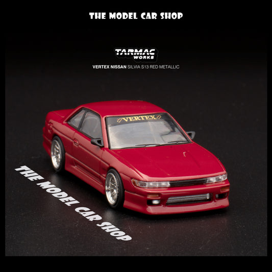 [Tarmac Works] Vertex Nissan Silvia S13 - Red Metallic