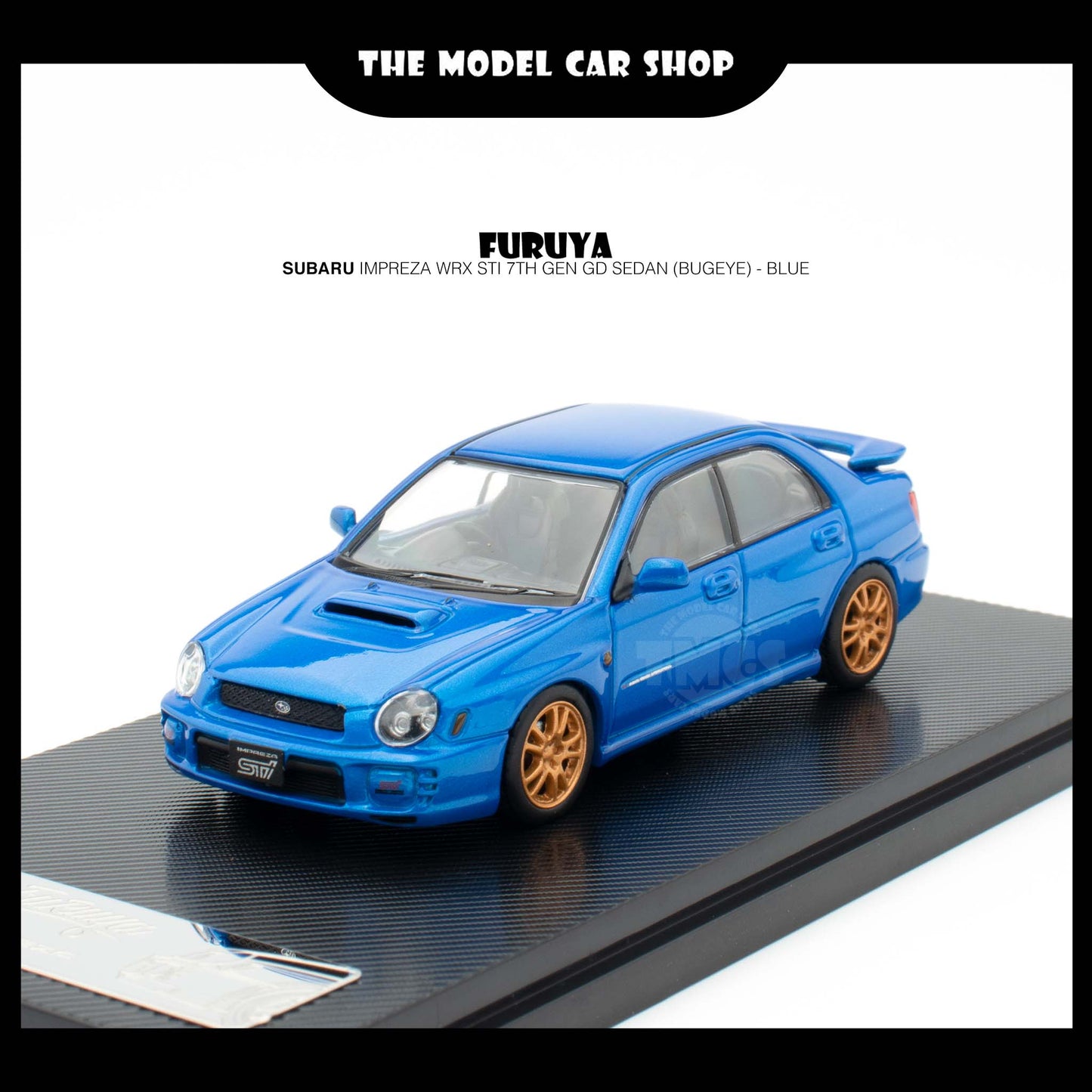 [Furuya] Subaru Impreza WRX STI 7th Gen GD Sedan (Bugeye) - Blue