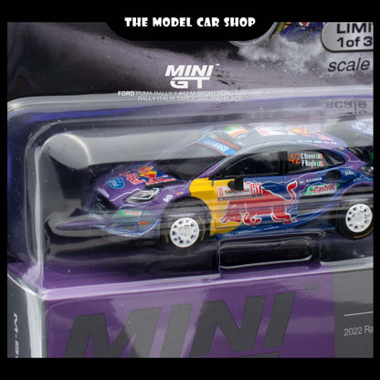 [Mini GT] Ford Puma Rally1 #42 M-Sport Ford WRT 2022 Rally Italia Sardegna 2nd Place (Mijo Exclusive)