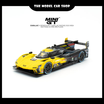 [MINI GT] Cadillac V-Series.R #01 Cadillac Racing 2023 IMSA Daytona 24 Hrs 3rd Place