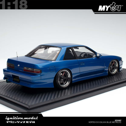 [Ignition Model] 1:18 Vertex S13 Silvia - Blue Metallic