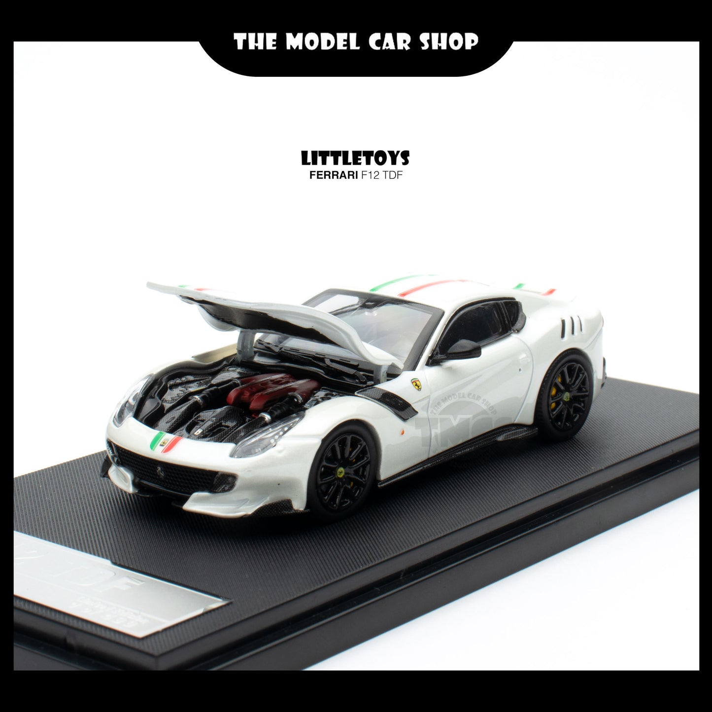 [LittleToys] Ferrari F12 TDF - Pearl White