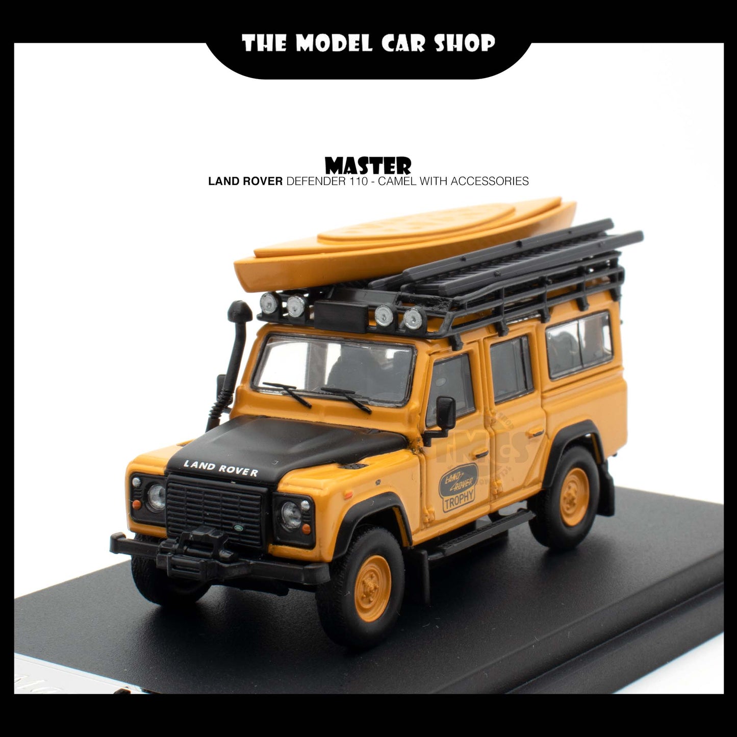 [Master] Land Rover Defender 110 - Camel with Accessories