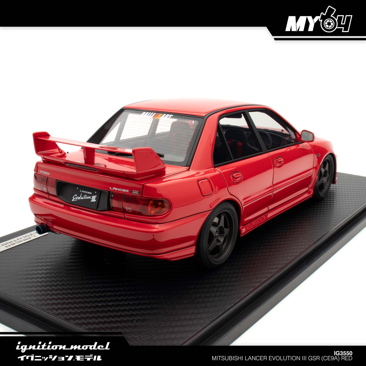 [Ignition Model] Mitsubishi Lancer Evolution III GSR (CE9A) - Red