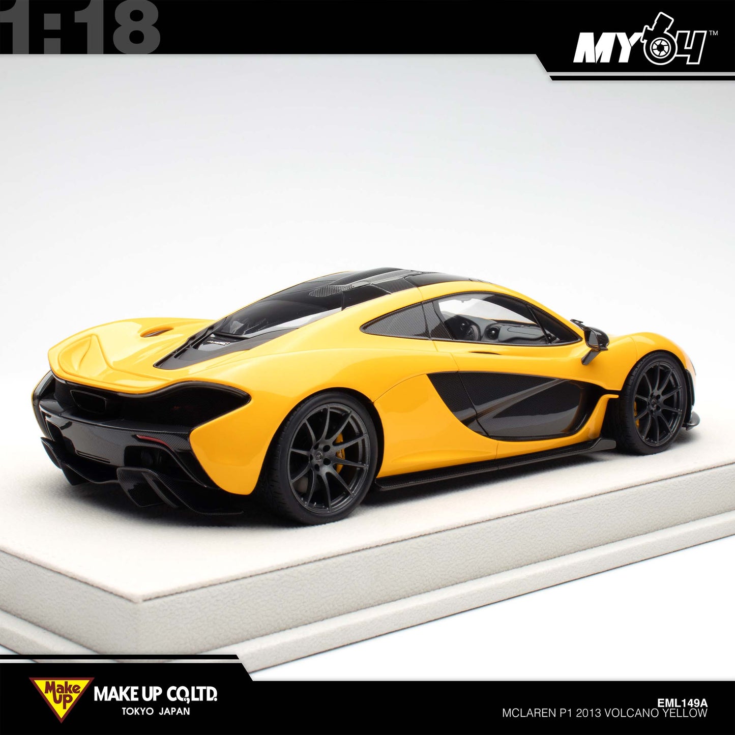 [Make Up] 1:18 Edilion Mclaren P1 2013 - Volcano Yellow