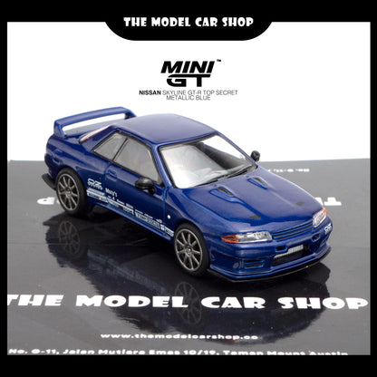 [MINI GT] Nissan Skyline GT-R Top Secret VR32 - Metallic Blue