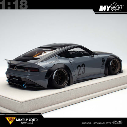 [Make Up] 1:18 Edilion LB★Nation Nissan Fairlady Z RZ34 - Gray