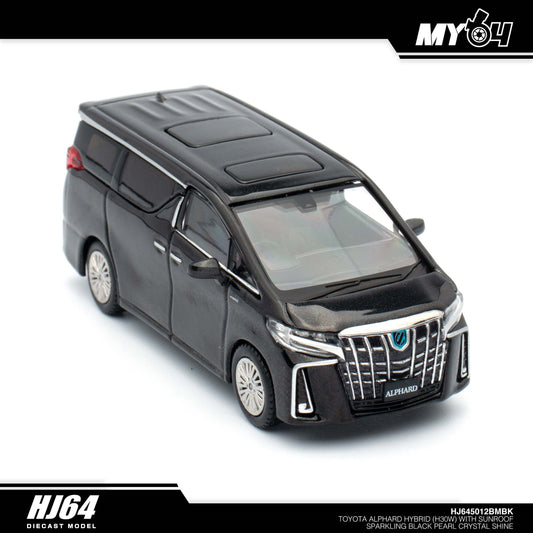 [Hobby Japan] Toyota Alphard Hybrid (H30W) With Sun Roof - Sparkling Black Pearl Crystal Shine