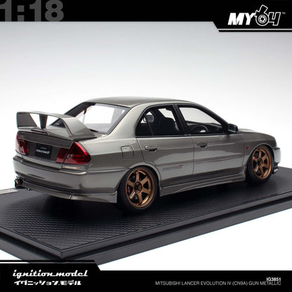 [Ignition Model] 1:18 Mitsubishi Lancer Evolution IV (CN9A) - Gun Metallic