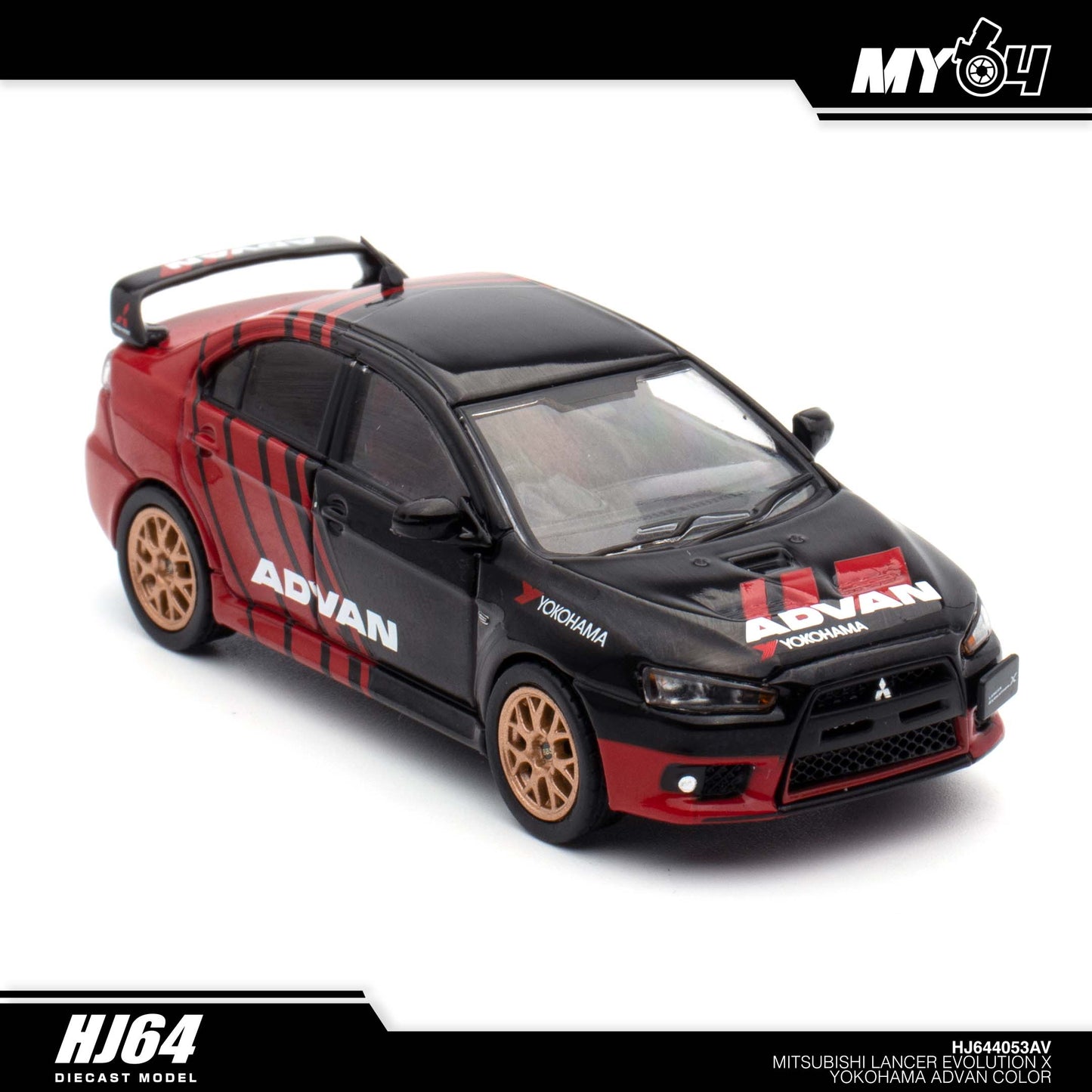 [Hobby Japan] Mitsubishi Lancer Evolution Ⅹ - Yokohama Advan Colour UNSEALED