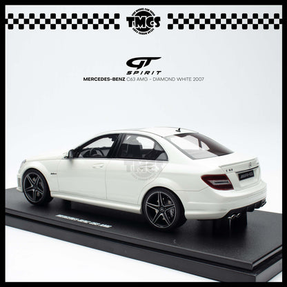 [GT Spirit] 1:18 Mercedes-Benz C63 AMG - Diamond White 2007