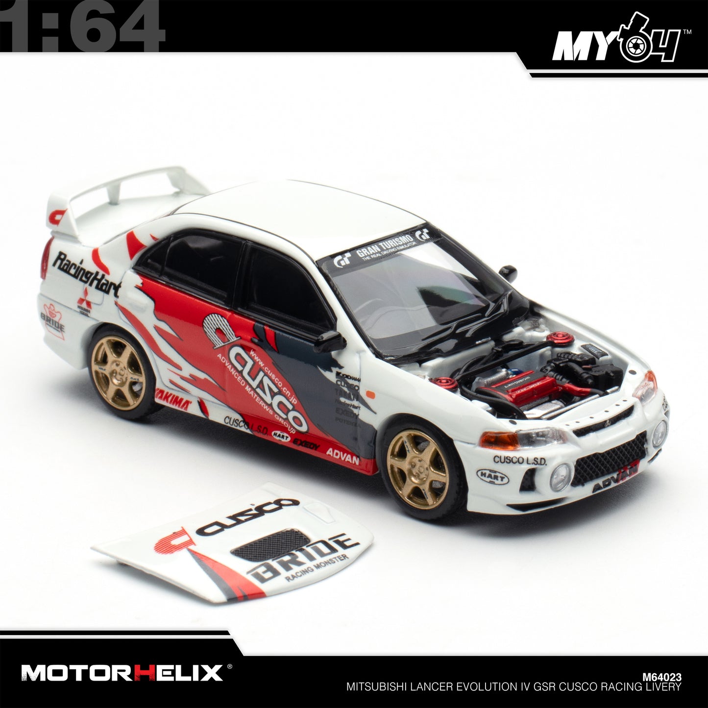 [Motorhelix] 1:64 Mitsubishi Lancer GSR Evolution IV - Cusco Racing Livery