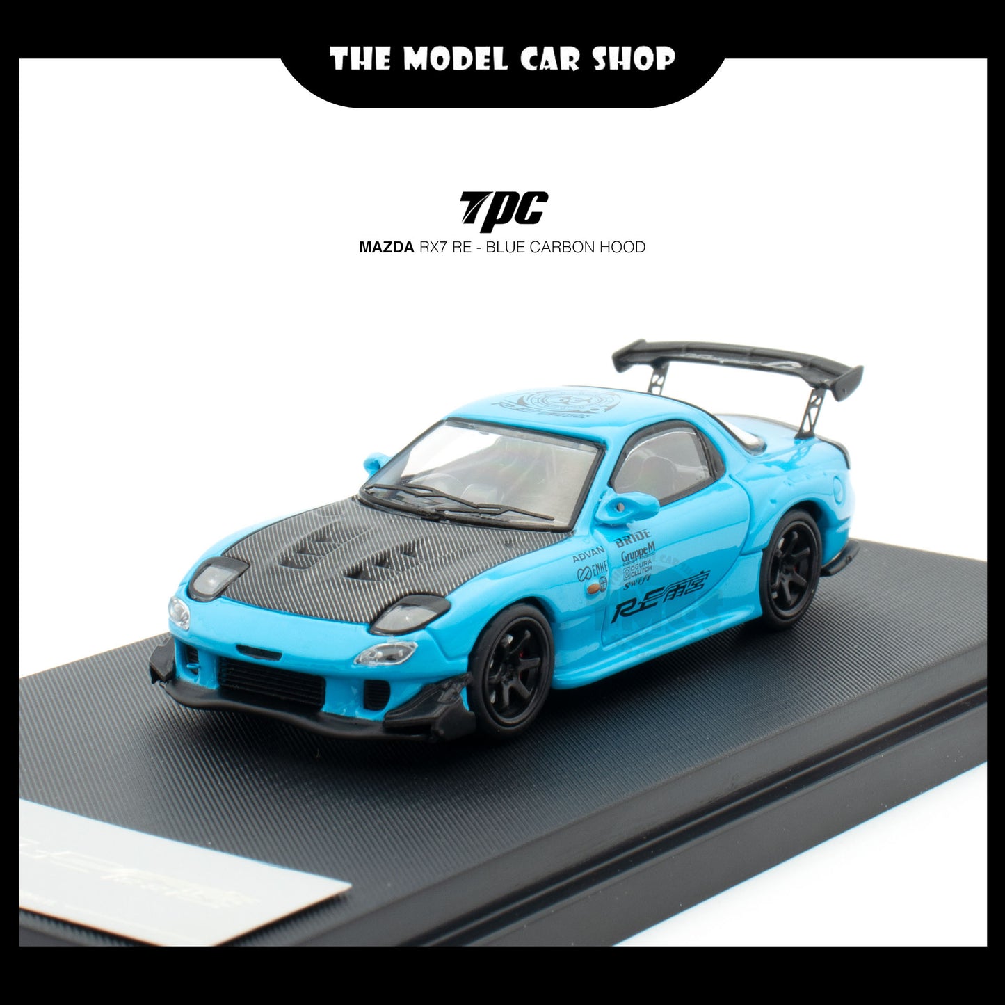 [TPC] Mazda RX7 RE - Blue Carbon Hood