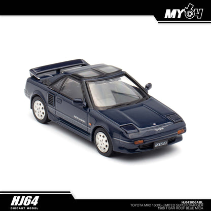 [Hobby Japan] Toyota MR2 1600G-LIMITED SUPER CHARGER 1988 T BAR ROOF - Blue Mica