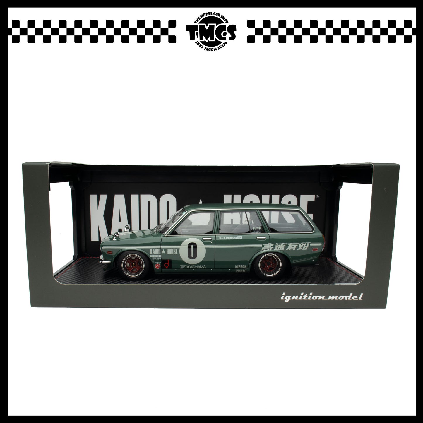 [Ignition Model] Datsun Bluebird (510) Wagon - Green