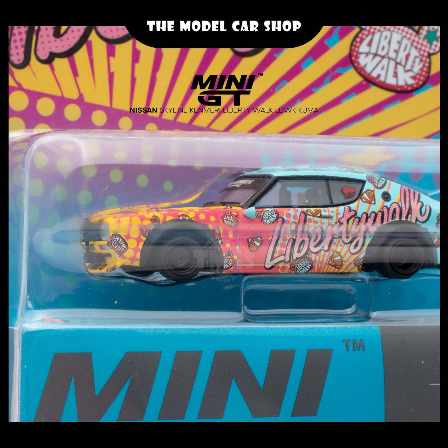 [MINI GT] Nissan Skyline Kenmeri Liberty Walk LBWK KUMA (Mijo Exclusive)