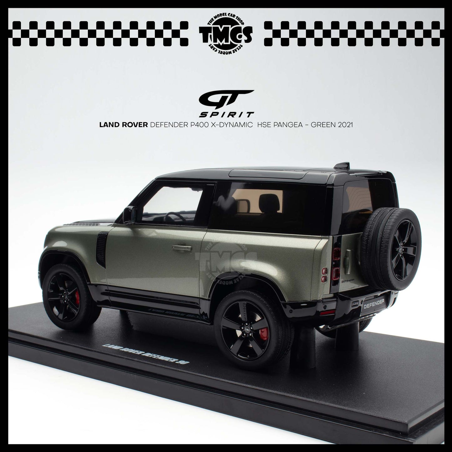 [GT Spirit] 1:18 Land Rover Defender P400 X-Dynamic  HSE Pangea - Green 2021