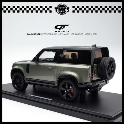 [GT Spirit] 1:18 Land Rover Defender P400 X-Dynamic  HSE Pangea - Green 2021