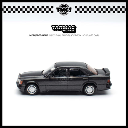[Tarmac Works] 1:64 Mercedes-Benz 190 E 2.3-16 - Blue-Black Metallic (Chase Car)