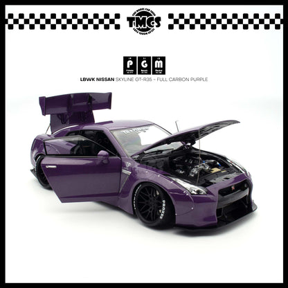 [PGM] LBWK Nissan Skyline GT-R35 - Full Carbon Purple