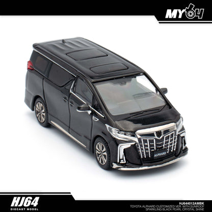 [Hobby Japan] Toyota Alphard Customized Version With Sun Roof -  Sparkling Black Pearl Crystal Shine