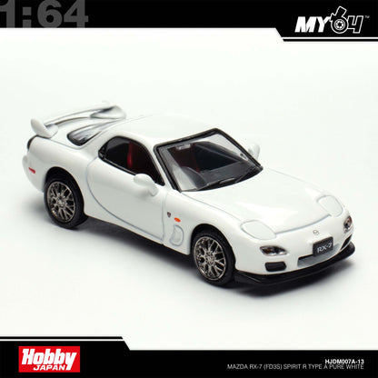 [Hobby Japan] 1:64 Mazda RX-7 (FD3S) Spirit R Type A - Pure White