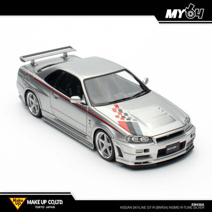 [Make Up] Nissan Skyline GT-R (BNR34) NISMO R-Tune - Silver